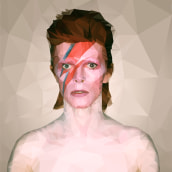 Bowie Power. Ilustração tradicional projeto de Mª José Romero Martínez - 21.05.2015