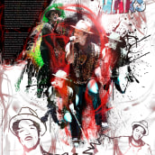 Bruno Mars - Póster. Design gráfico projeto de Jorge Romero - 24.05.2015