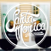 Brand - Santa Monica Cut & Color. Un proyecto de Br e ing e Identidad de Daniel Fernández Herrera - 31.10.2014