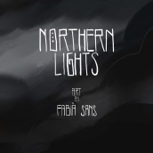 Northern Lights - fragmento (completo en www.fabiasansart.com). Traditional illustration, and Animation project by Fabià Sans Roset - 05.17.2015