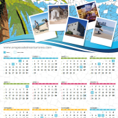Calendario Oropesa del Mar 2016. Design gráfico projeto de Juliana Muir - 18.02.2015