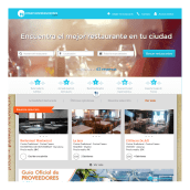Boceto web reservarestaurantes.com. Web Design projeto de Ernesto Jiménez - 09.11.2014