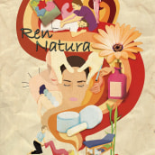 Ilustración centro de terapias naturales. Ilustração tradicional projeto de Fco Javier Bernabé Campos - 23.06.2015