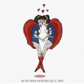 No ha mayor superpoder que el amor #diseñoconorgullo. Un proyecto de Ilustración tradicional y Diseño gráfico de Esther HIJANO MUÑOZ - 05.07.2015