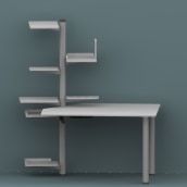 Módulo de oficina. Un proyecto de 3D, Diseño, creación de muebles					 y Diseño de producto de Pafz - 23.05.2010