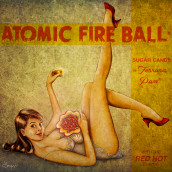atomic fire ball. Traditional illustration project by cechusle - 07.29.2015