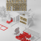 Certamen de Cortos Ciudad de Soria | Mi Proyecto del curso Dirección de Arte con Cinema 4D. 3D project by albertroura96 - 07.12.2015
