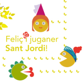 Feliç i juganer Sant Jordi amb everis. Ilustração tradicional, Animação, Br, ing e Identidade, e Design de jogos projeto de theroomrooms' - 22.04.2015