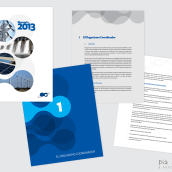 Memorias / Annual Report. Design gráfico projeto de Pia - 05.08.2015