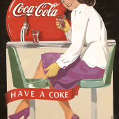Coca Cola Poster. Traditional illustration project by Damián Díaz - 08.05.2015