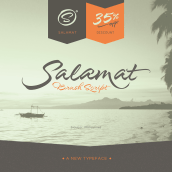 Salamat Typeface. Br, ing, Identit, T, pograph, and Calligraph project by Joluvian - 08.09.2015