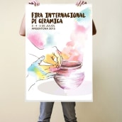 Cartel "Fira Int. de Ceràmica" . Un proyecto de Diseño gráfico de Patricia Garcia Cruz - 14.08.2015