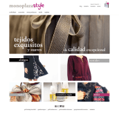 Web Monoplaza. Moda, Web Design, e Desenvolvimento Web projeto de Alejandro Navas Sánchez - 17.08.2015