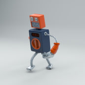 Proyecto: Robot Voltimetro. A Animation project by Omar Rommel Tejada Pereyra - 08.18.2015