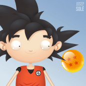 Dragon Ball: Learning After Effects, del lápiz al movimiento. Traditional illustration, Motion Graphics, and Animation project by Josep Solé - 08.23.2015