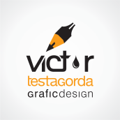 Logotipo y tarjetas personales.. Graphic Design project by Víctor Testagorda - 09.06.2015