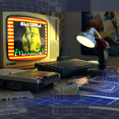 ZX Spectrum. 3D project by Raúl Navas Martínez - 09.07.2015