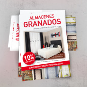 Folleto publicitario | Almacenes Granados. Design, Advertising, Graphic Design, Information Design, and Marketing project by Noemí Luque - 09.15.2015