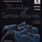 Missatge Terra-Lluna. Traditional illustration, and Graphic Design project by Marc Torrecillas Planas - 05.14.2015