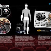 Acción de marketing para "Jackass 3D". Un progetto di Br, ing, Br e identit di Begoña Baeza Bonmati - 12.10.2013