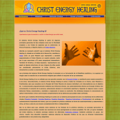 WEB Christ Energy Healing. Web Design projeto de Moisés Escolà Martínez - 17.10.2010