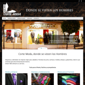 WEB Corte Moda. Web Design projeto de Moisés Escolà Martínez - 17.10.2014