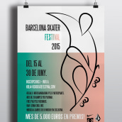 Barcelona Skate Festival. Design, e Design gráfico projeto de Oriol Santamaria Font - 18.10.2015