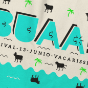 Buaa! Festival. Design, Art Direction, Br, ing, Identit, Events, Graphic Design, Marketing, and Screen Printing project by Comando Suricato - 10.25.2015