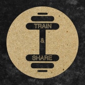 Train&Share. Design gráfico projeto de Sergio Lagraña - 28.10.2015