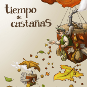 Ilustración para cartel. Tiempo de castañas. Un proyecto de Ilustración tradicional, Diseño gráfico y Cómic de Marina Pons - 28.10.2015