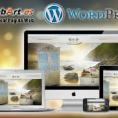 Crear Página Web a Medida con WordPress por 195€ | Presupuesto Web Gratis. Un proyecto de Diseño Web de Crear Página Web de Negocio | WebArt.es - 04.11.2015