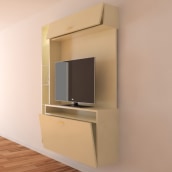Renders 3D de mobiliario. 3D, e Design e fabricação de móveis projeto de María Soto - 26.10.2015