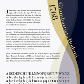 Cartel tipográfico Bodoni. Un proyecto de Diseño, Ilustración tradicional, Diseño editorial, Tipografía y Escritura de Oscar Aceves Gallardo - 14.11.2015
