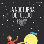 La Nocturna de Toledo - Identidad Corporativa. Un proyecto de Diseño, Ilustración tradicional, Br, ing e Identidad y Diseño gráfico de Alicia Torres - 18.11.2015