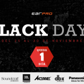 Diseño mailing BlackDays d'Earpro. Web Design project by Jaume Turon Auladell - 11.24.2015