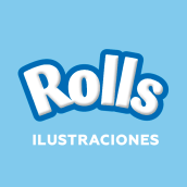 Post para Rolls (Ilustraciones con empaque). Design, Traditional illustration, Advertising, Br, ing & Identit project by Juan Pablo Rabascall Cortizzos - 12.17.2015