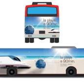 Campaña Publicidad en bus y metro "AVE Madrid - Valencia". Un proyecto de Diseño gráfico y Marketing de Francisco Javier Roca llorens - 07.01.2016
