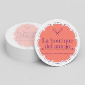 Diseño de Logotipo La Boutique del Antojo. Design project by Julieta Almaraz - 01.07.2016