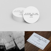 Diseño de Logotipo y Papelería - Sister in Law accesorios. Design project by Julieta Almaraz - 01.07.2016