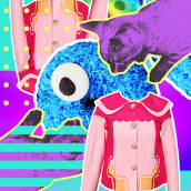 I want candy - Fashion collection. Traditional illustration, Costume Design, Fashion, Graphic Design, and Collage project by patternsbcn - 06.14.2013