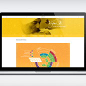 Website escuela de yoga: Yogui Ji. Design gráfico, e Web Design projeto de Carlos Quesada Vílchez - 15.01.2016