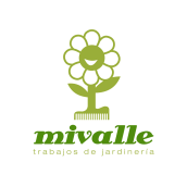Logotipo MIVALLE - Jardinería. Un proyecto de Br, ing e Identidad y Diseño gráfico de JOSÉ MANUEL PASTRANA MARTÍNEZ - 08.01.2006