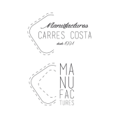 logo CARRÉS-COSTA (empresa textil). Graphic Design project by Marina Burgaya - 01.23.2016