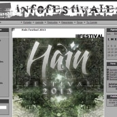 InfoFestivales.com. Música, Fotografia, Eventos, e Web Design projeto de Alejandro Santa-Cruz - 26.01.2013
