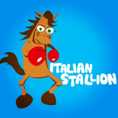 Italian Stallion. Ilustração tradicional projeto de César Casado - 28.01.2016