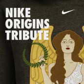 Nike Origins Tribute. Un proyecto de Ilustración tradicional, Diseño de complementos, Dirección de arte, Cop y writing de Enrique Antequera - 28.01.2016