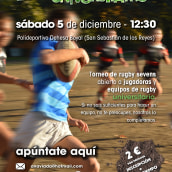 II torneo de Rugby 7s universitario. Design, and Advertising project by Aurora Redondo García - 12.01.2015