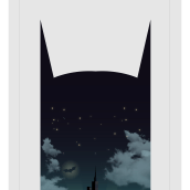 The Dark Knight. Ilustração tradicional, e Design editorial projeto de Armando Medina Rivera - 19.02.2016