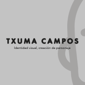 Brand Txuma Campos. Un proyecto de Br, ing e Identidad, Diseño de personajes y Diseño gráfico de rafa san emeterio - 31.01.2016