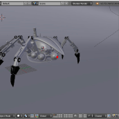 Spiderbot. Modelado 3D en Blender. Un proyecto de 3D de Jose Cabrera - 07.03.2016
